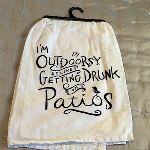 Primitives by Kathy White Graphic kitchen Towel